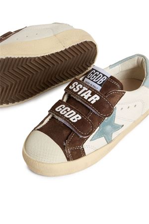 sneakers in pelle beige GOLDEN GOOSE KIDS | GJF00111F00742982977